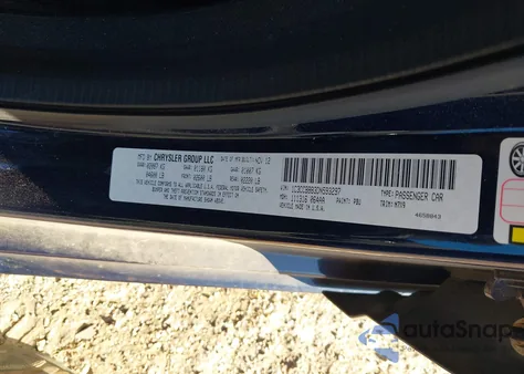 2013 Chrysler 200 Touring z USA, uszkodzony, nr VIN 1C3CCBBB3DN593297